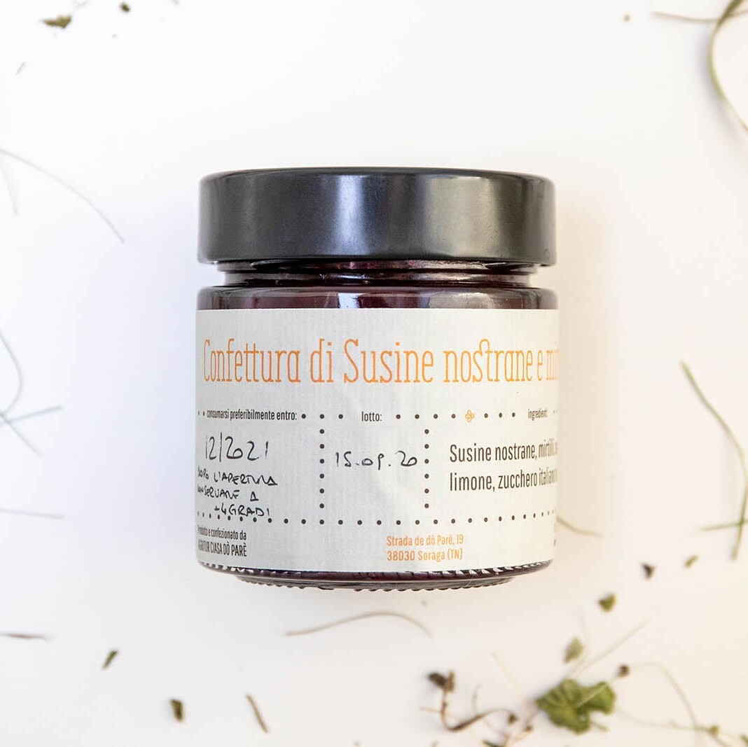 vasetto-confettura-susine-mirtilli-biologica confettura di susine e mirtilli biolgica